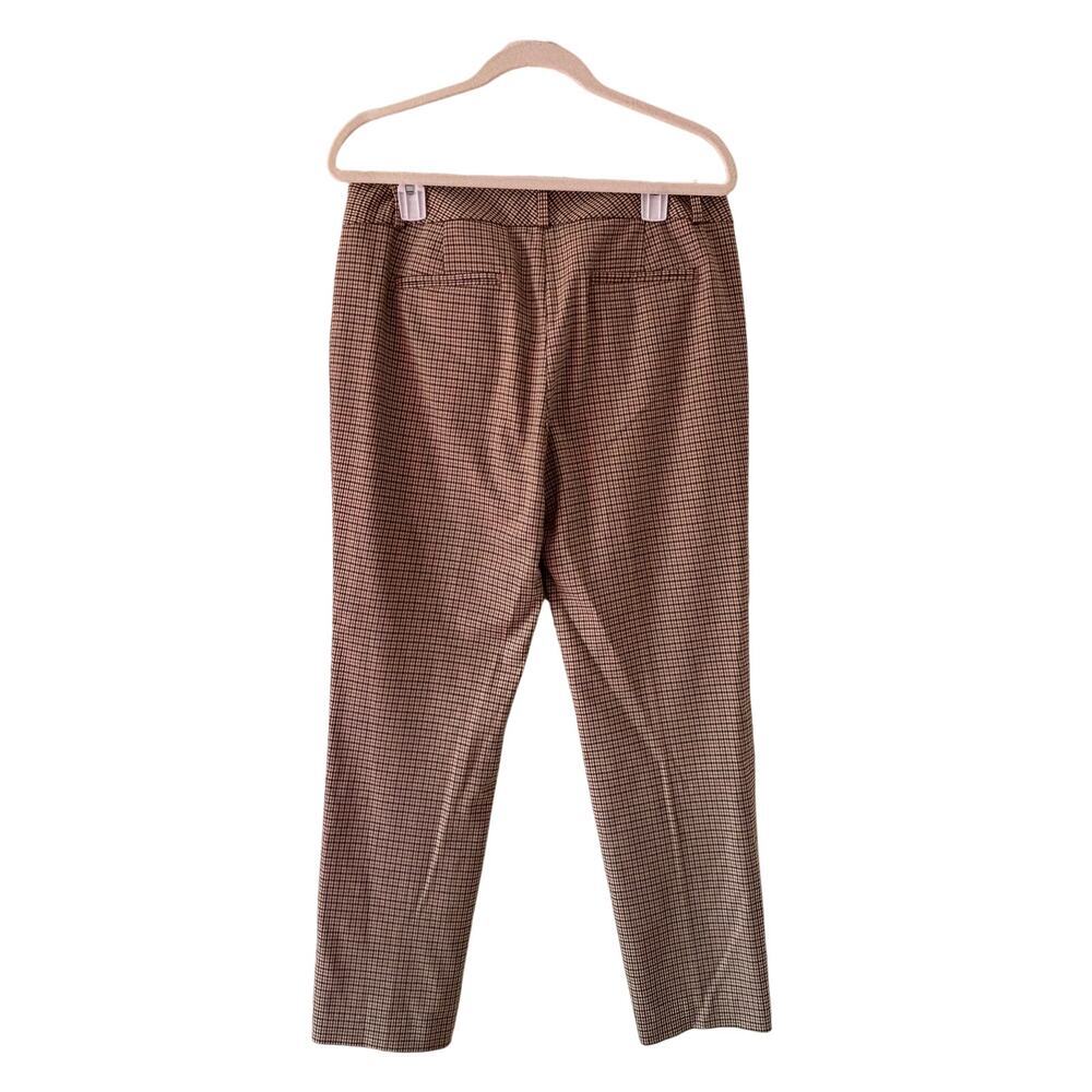 Talbots Signature Brown Plaid Dress Pants Size 8 - Picture 9 of 10